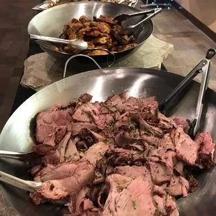 Roast Beef, BBQ Chicken
