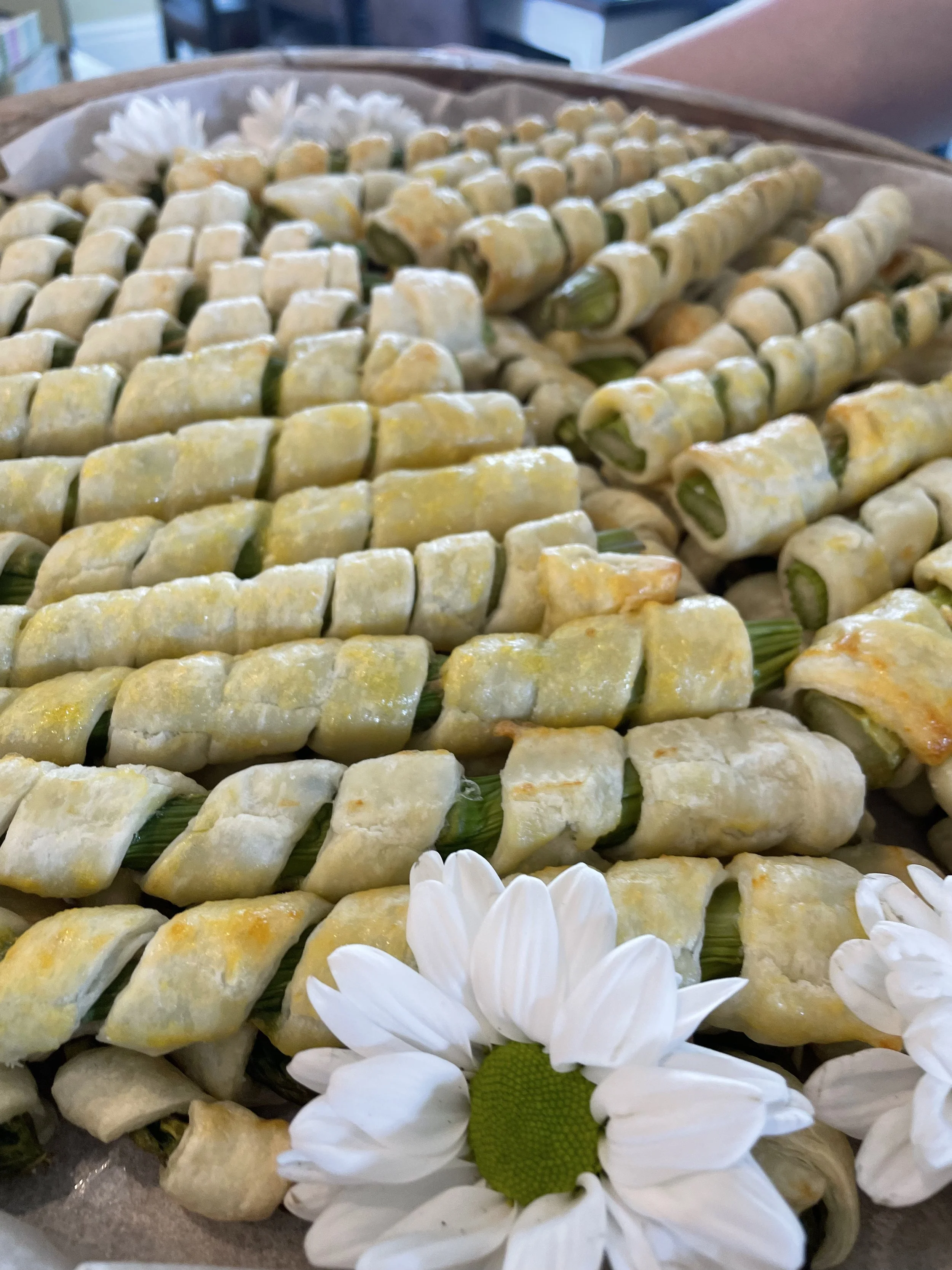 Asparagus Wrapped in Puff Pastry