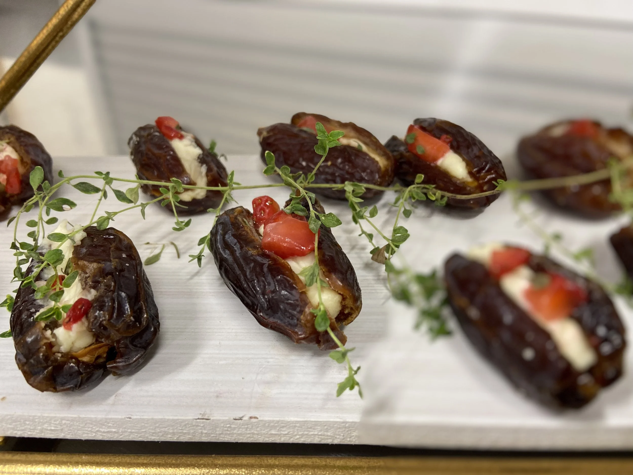 Goat Cheese Stuffed Dates