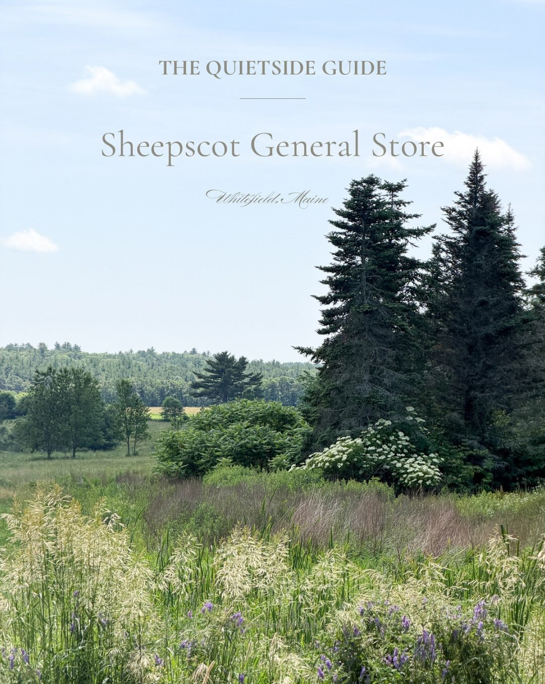 The Quietside Guide | Sheepscot General Store

Some places become destinations not because they&rsquo;re on every travel list, but because they leave you feeling inspired long after you&rsquo;ve left.

Tucked away in Whitefield, Maine, Sheepscot Gene