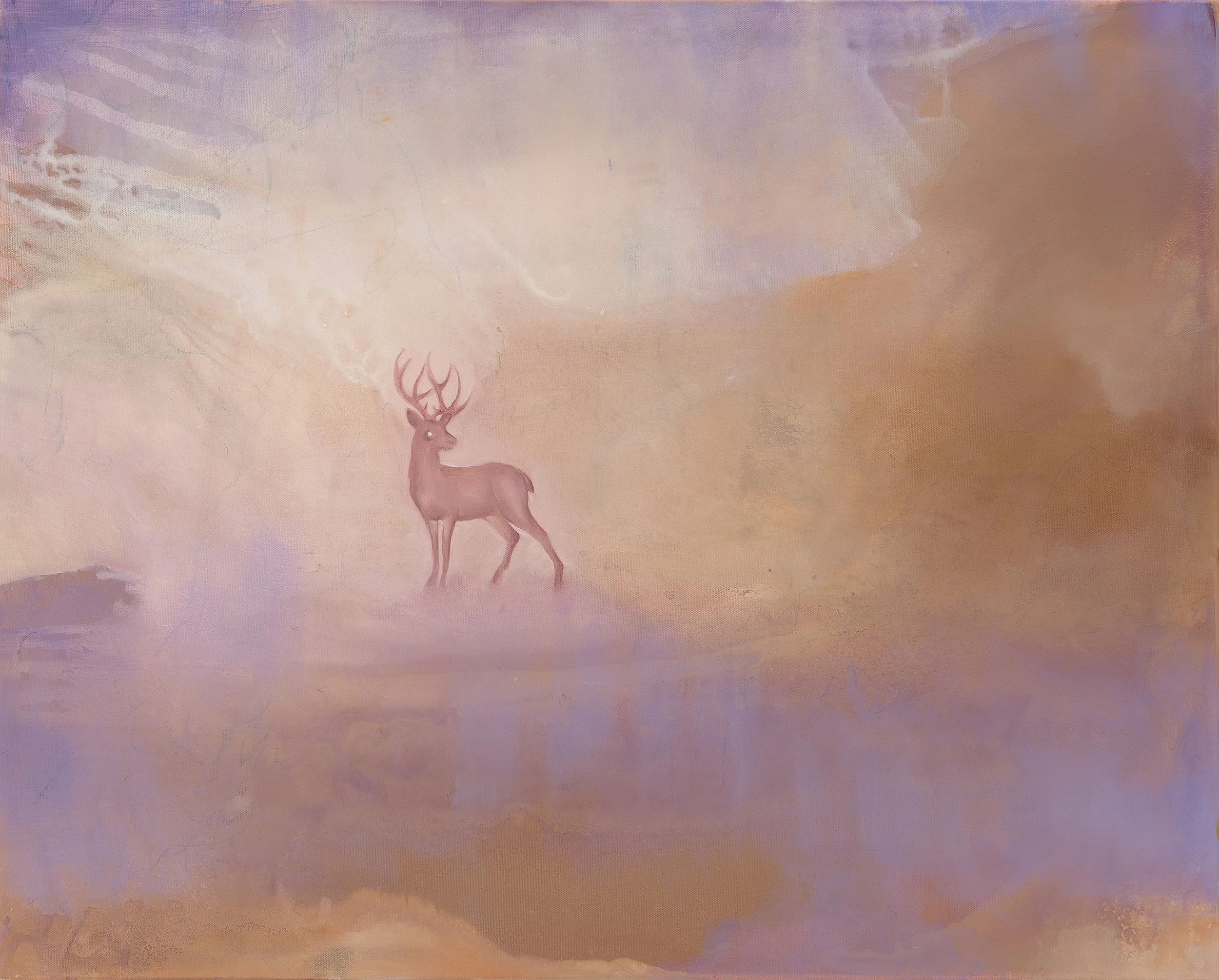 Deer Guide 24 x 30 Giclee Print