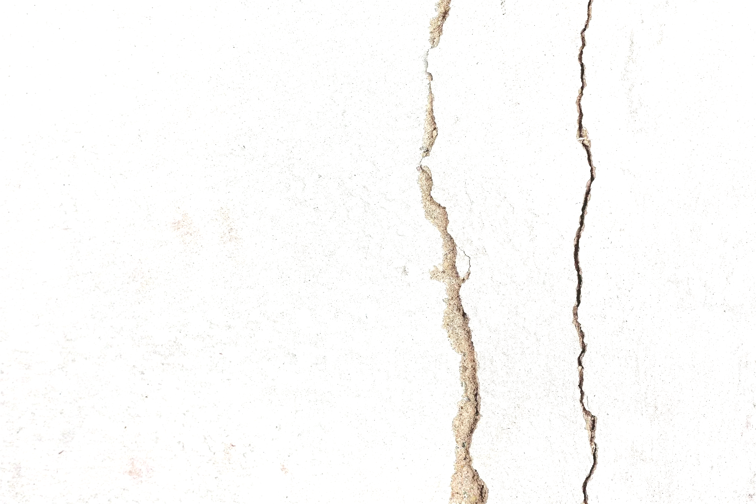 Fracture in foundation