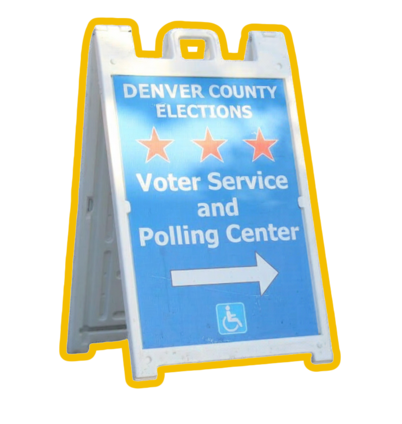 Vote and polling center, how to vote in person