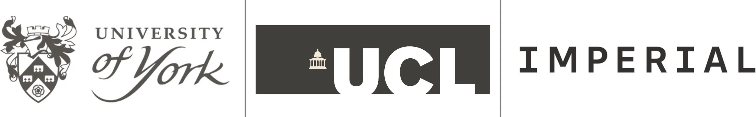 University of York and UCLA Imperial logos