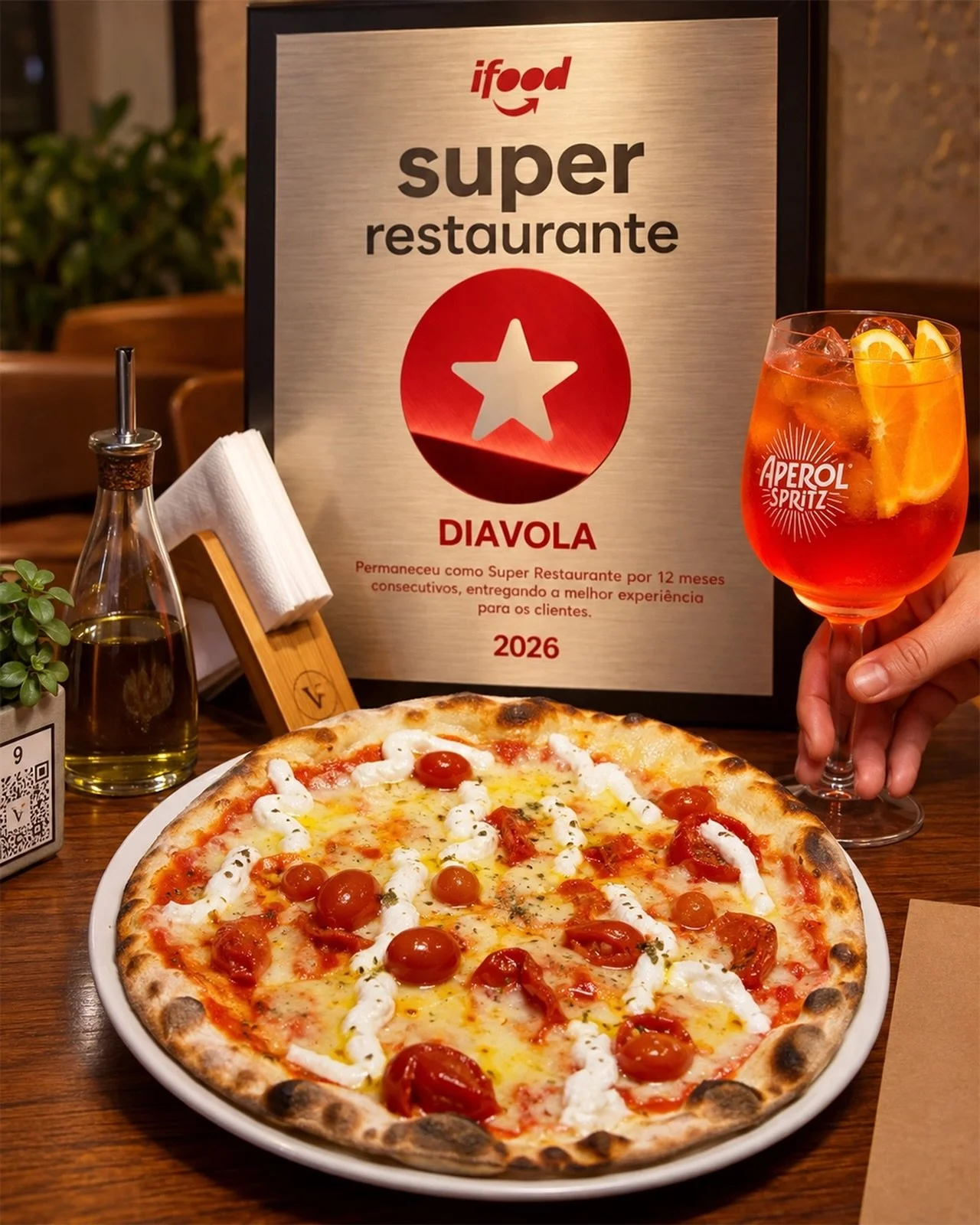 Agora &eacute; oficial: a Diavola &eacute; Super Restaurante iFood!⭐️⭐️⭐️⭐️ ⭐

A marca d&aacute; esse selo pra quem entrega uma experi&ecirc;ncia acima da m&eacute;dia, e mede isso todo m&ecirc;s pela avalia&ccedil;&atilde;o de quem pede, pontualidad