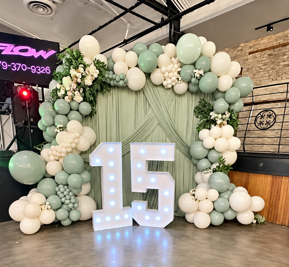 quinceanera display