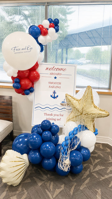 corporate event balloon decor