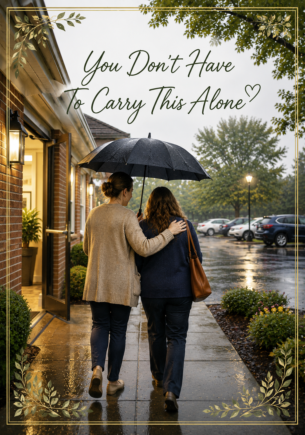 Workplace Sympathy Card Coworker Support Card You Don’t Have to Carry This Alone