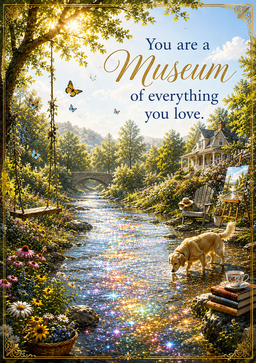 You Are a Museum Encouragement Card | Inspirational Friendship Card | 5x7