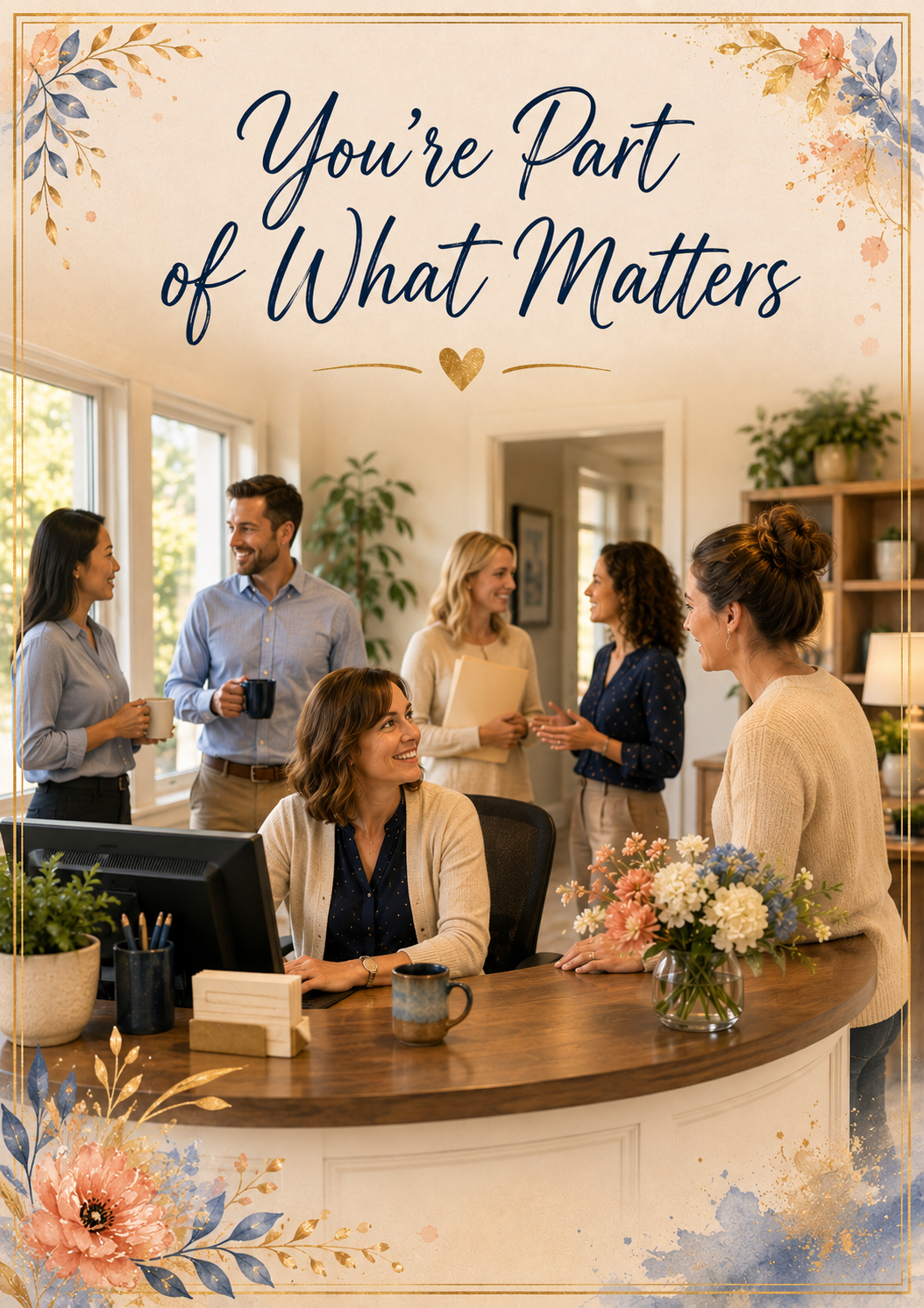 Employee Sympathy Card Workplace Encouragement Card Part of What Matters