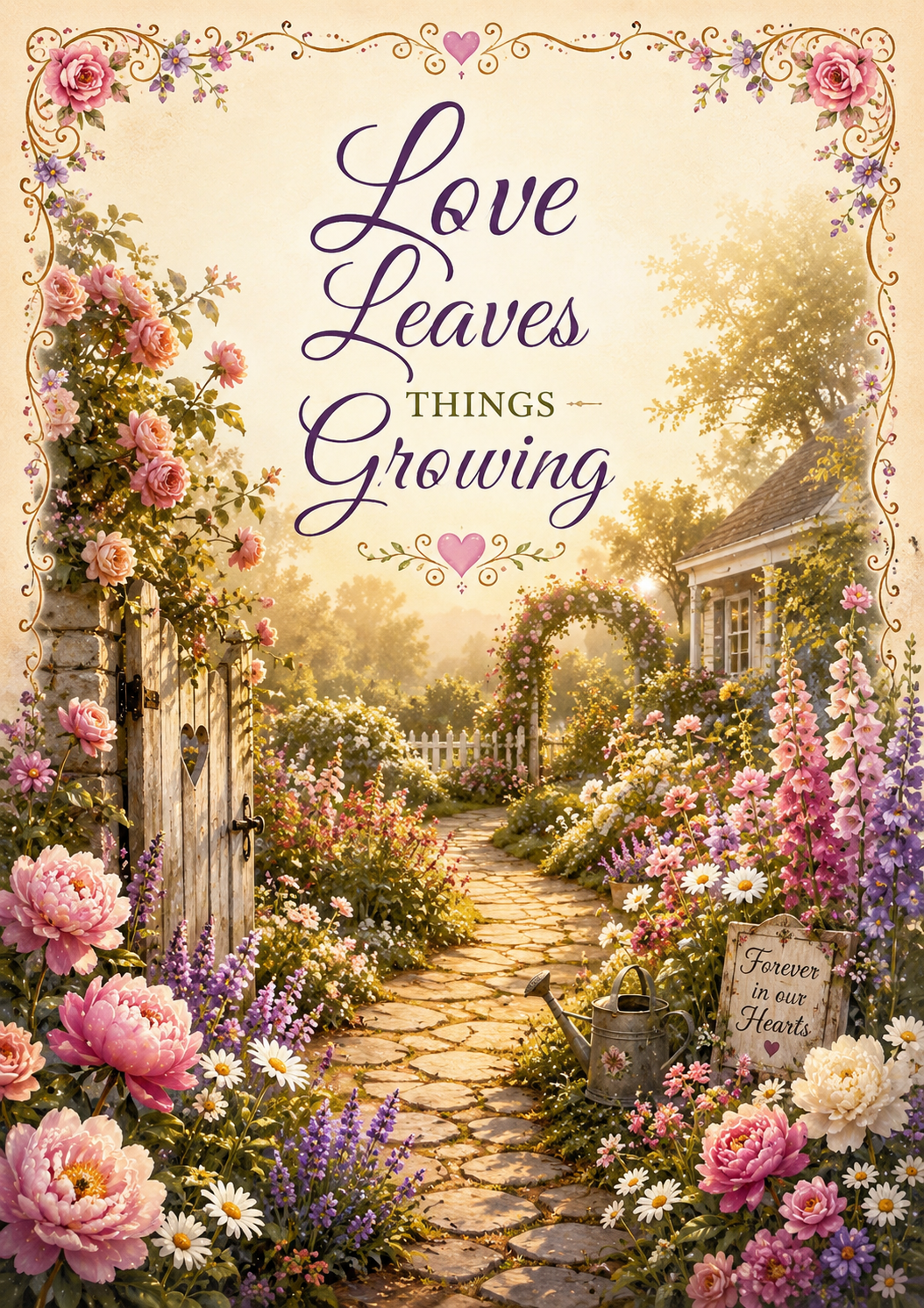 Loss of Grandmother Card Sympathy Card for Family Love Leaves Things Growing