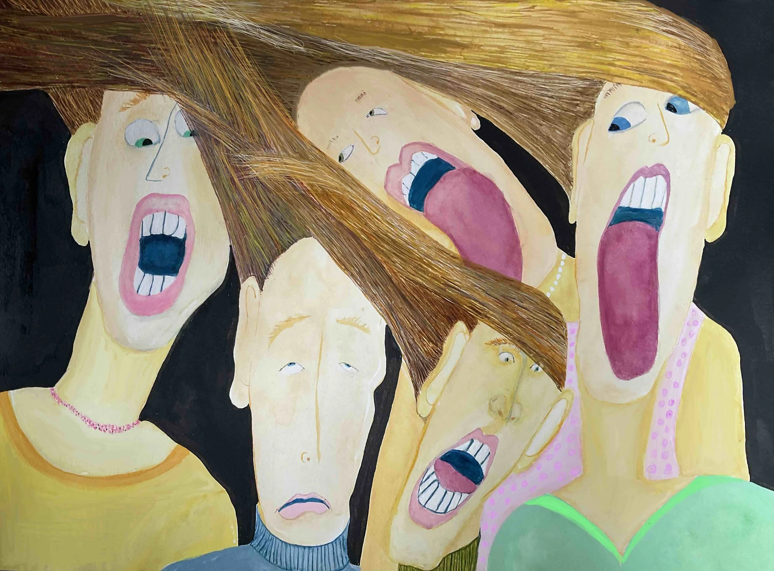 No!, gauche, Sheila Lopez