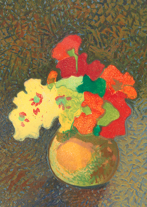 Favorite Flowers • woodcut • 8 x 6 inches • $1,400 