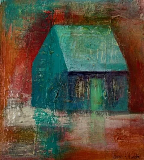Silence • acrylic on panel • 12 x 11 inches • $1,700