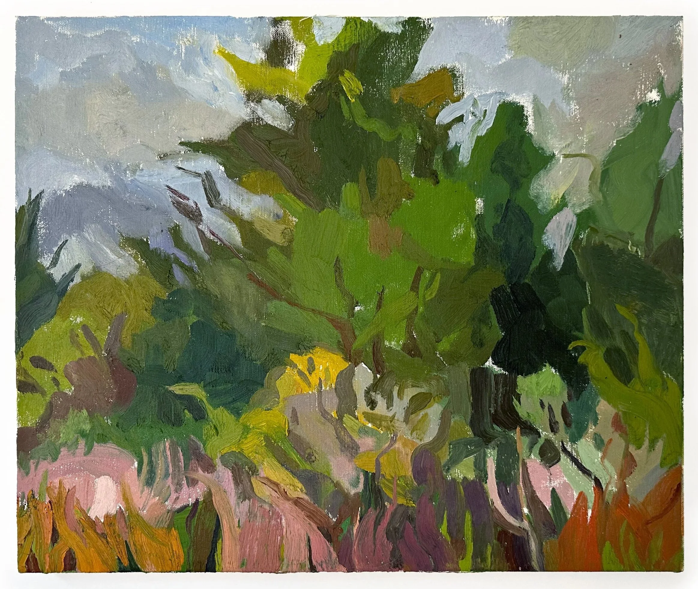 Brush at Short Cove, 2025 • Oil on canvas • 20 x 24 inches • $2,100