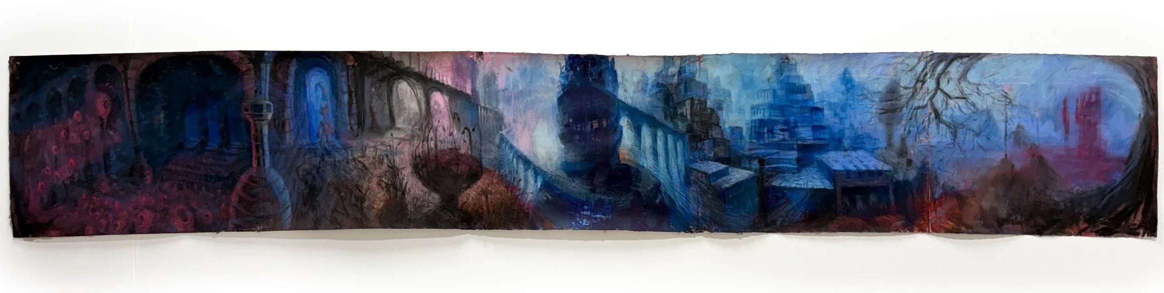 Grassi, Nicholas_Panoramic View of Otherworld_chalk pastel, water-soluble graphite, graphite, charcoal, colored charcoal, and sumi ink on paper_2026_22x139.5__$3750 copy.jpeg