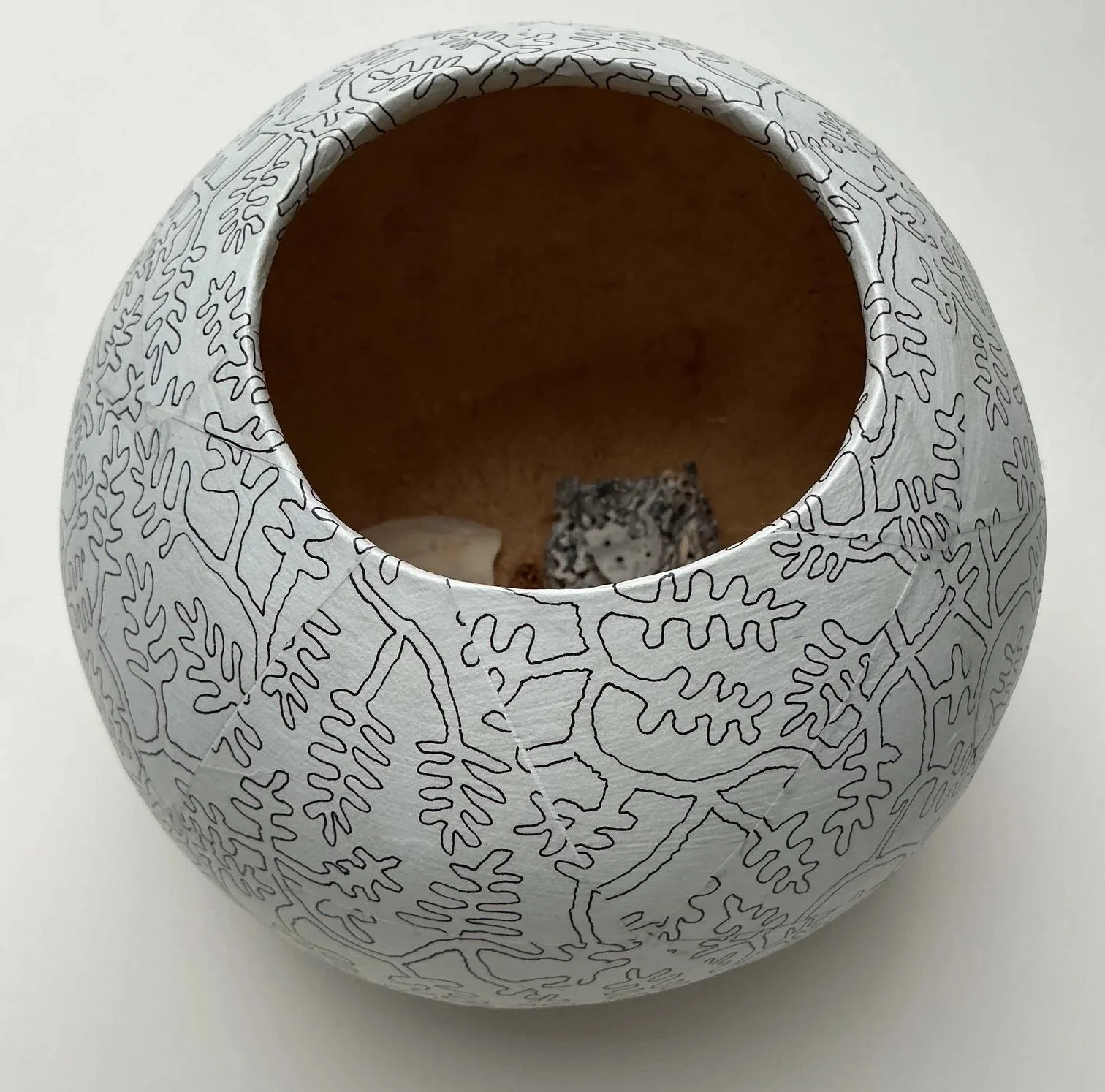Gourd Vessel #40, 2022 • 4.5”h. x 6.5”w • $1,600