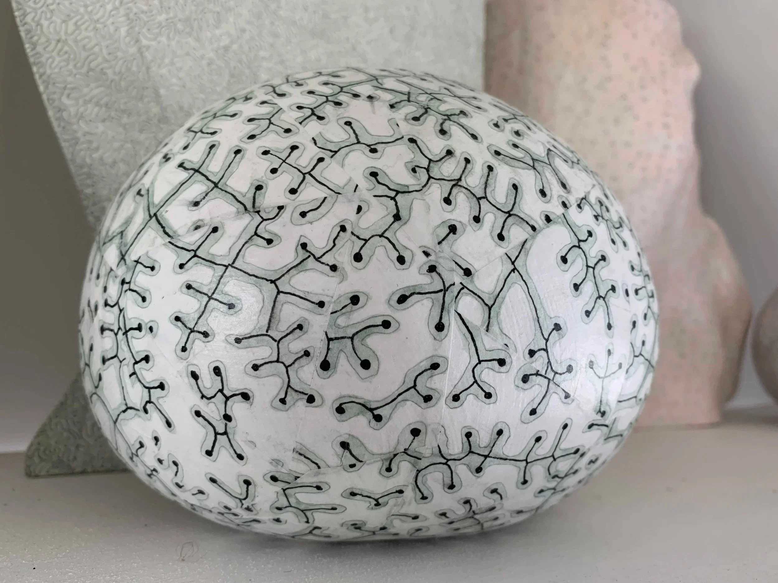 (alt. angle) Gourd Vessel #38, 2022 • 5.25”h. x 7.5”w. • $1,800
