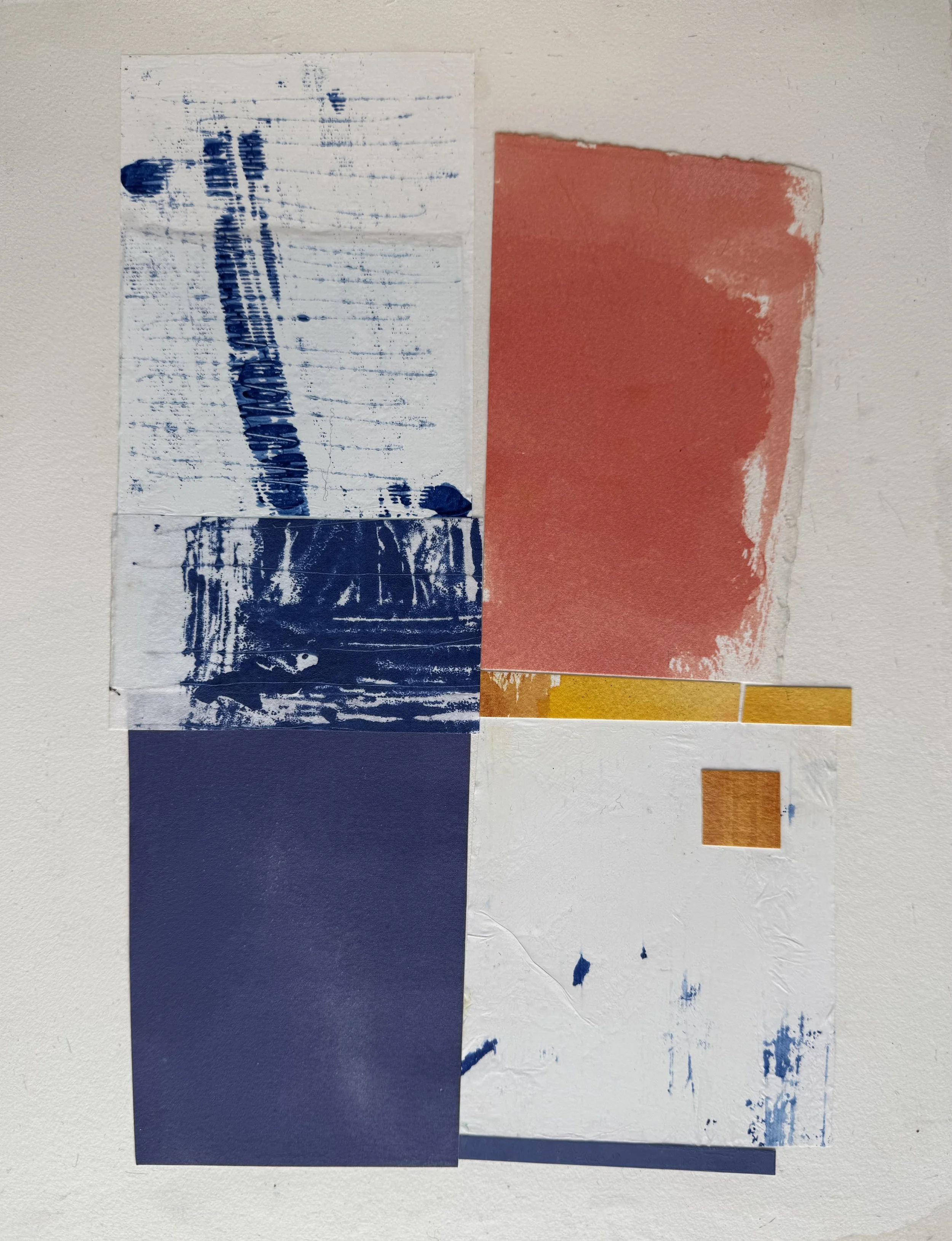 Tilt• Collage on panel with acrylic seal • 14 x 11  inches • $1,000