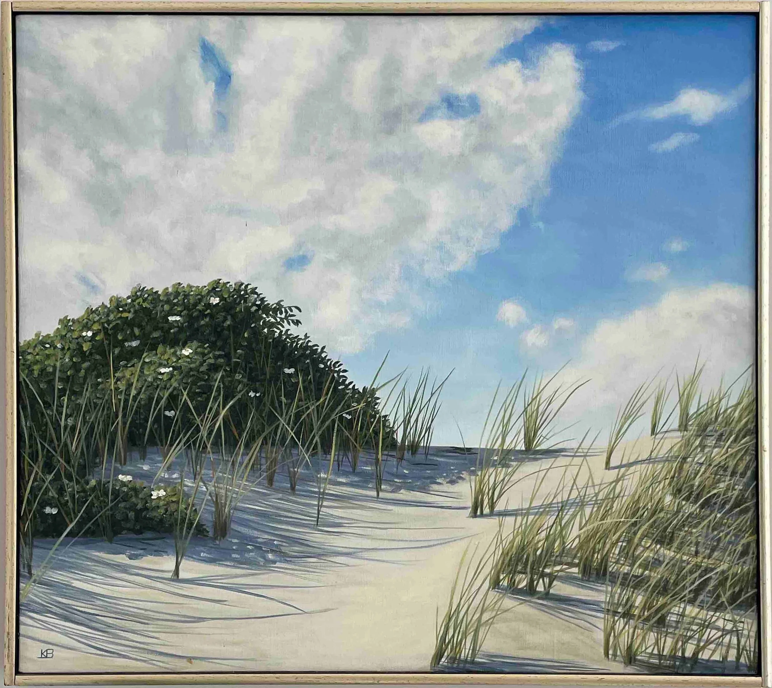 Kib Bramhall • Untitled •  oil on canvas • framed • 24.75 x 21.5 inches • $9,000