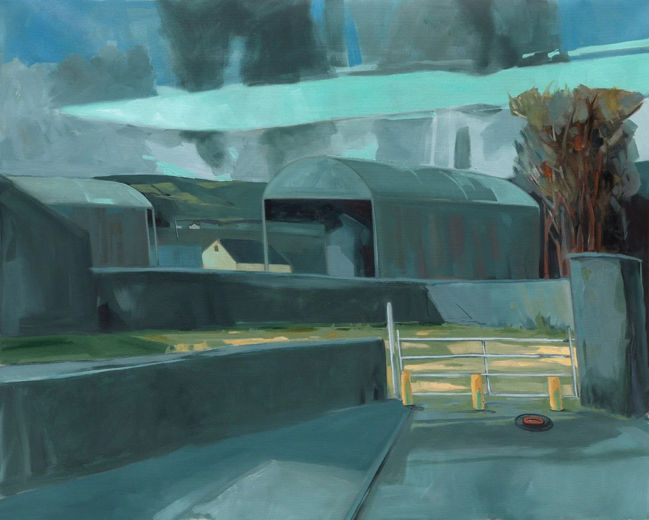 Back Street, Ballycastle (2014-15)  •  oil on canvas  •  40 x 50 inches • $12,000