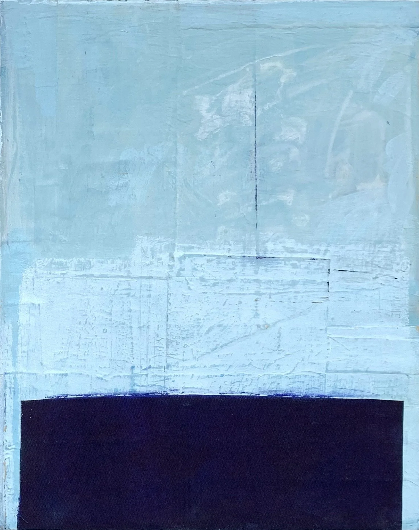 Goodbye Miami II • Acrylic and canvas collage on panel • 20 x 16 • $1500
