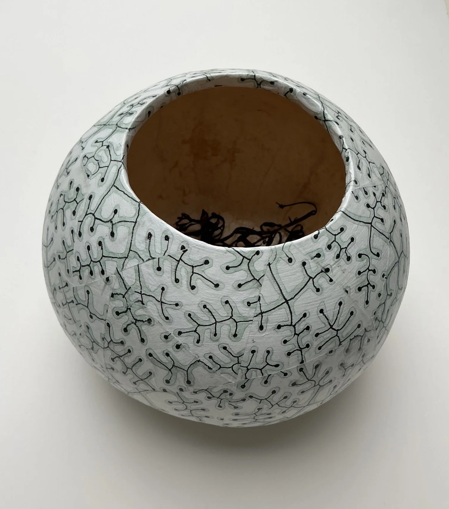 Gourd Vessel #38, 2022 • 5.25”h. x 7.5”w. • $1,800