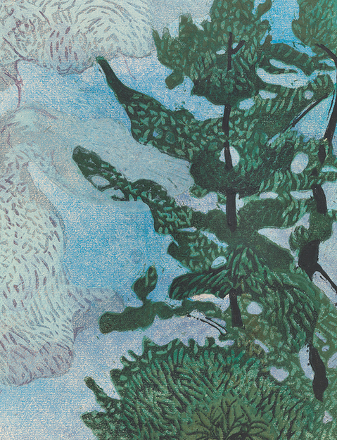 White Pine • woodcut • 10.75 x 8.25 inches • $1,400