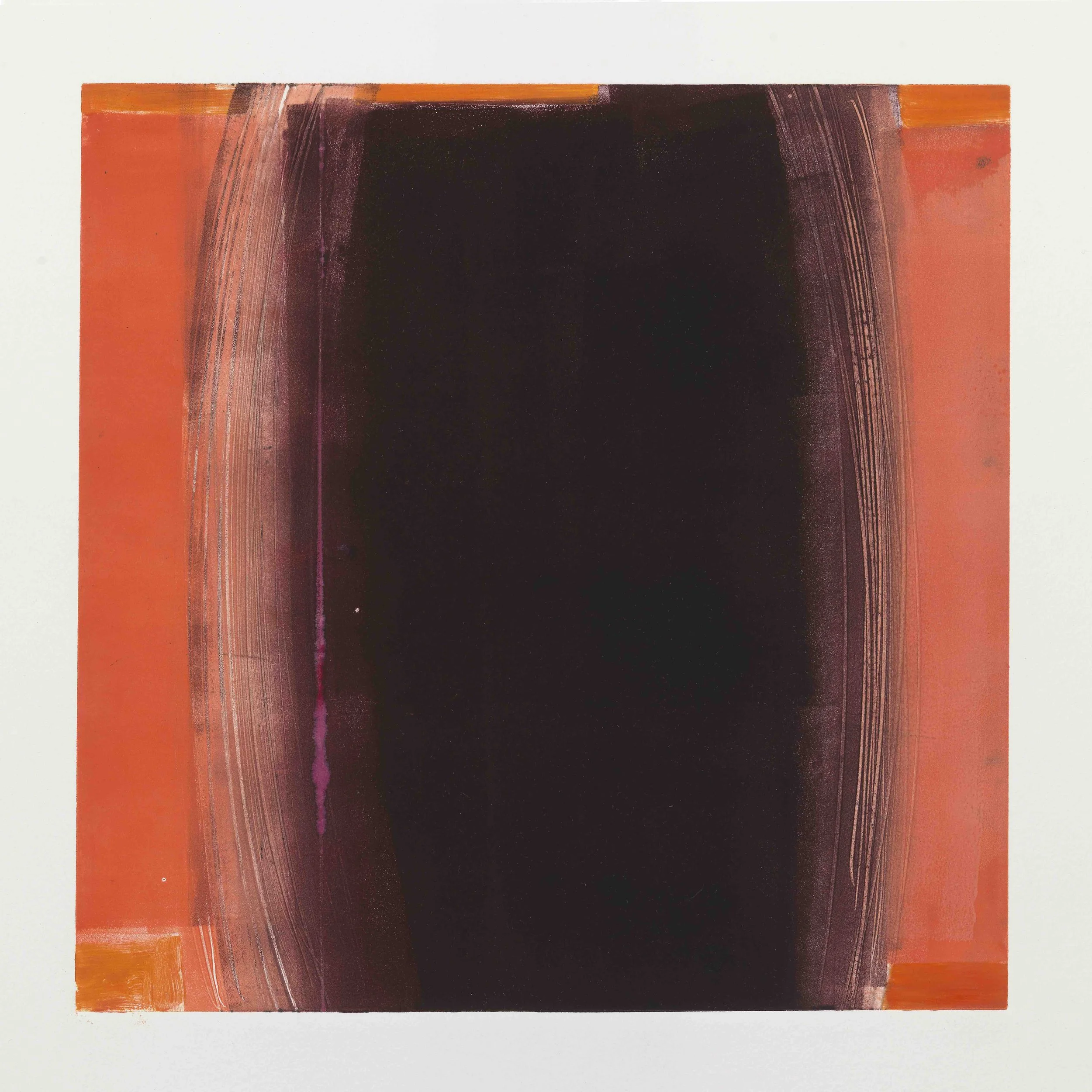Burn Out • Mixed media Monotype • 20 x 20 inches / framed $1,200