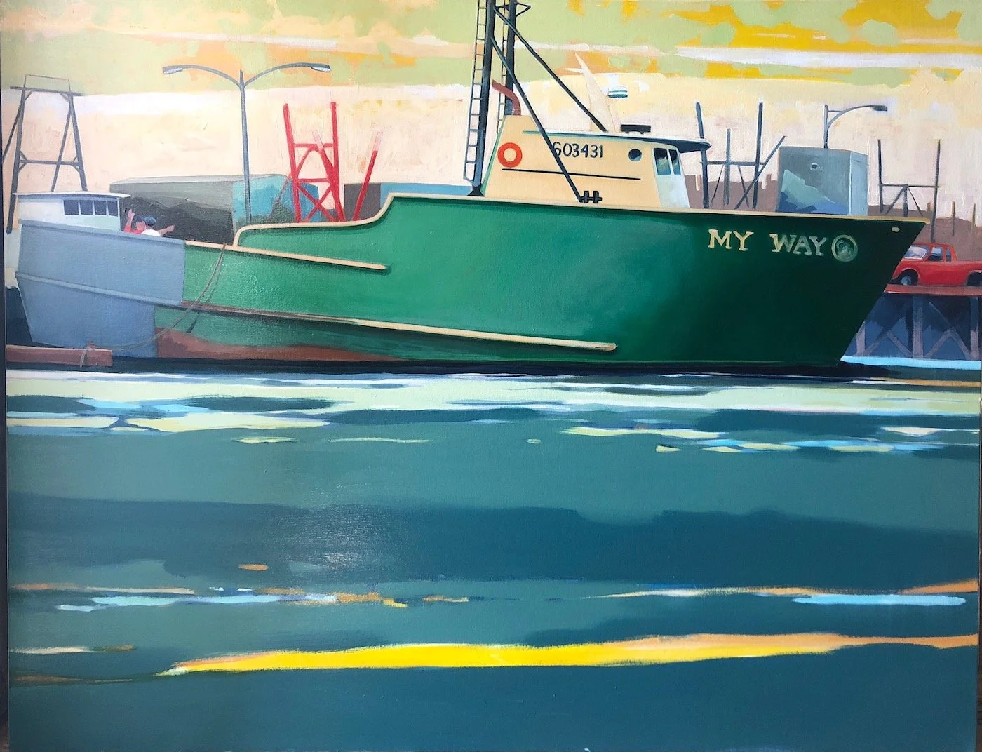 My Way, Refit (2010/2013)  •. oil on canvas  •  42 x 54 inches • $15,000