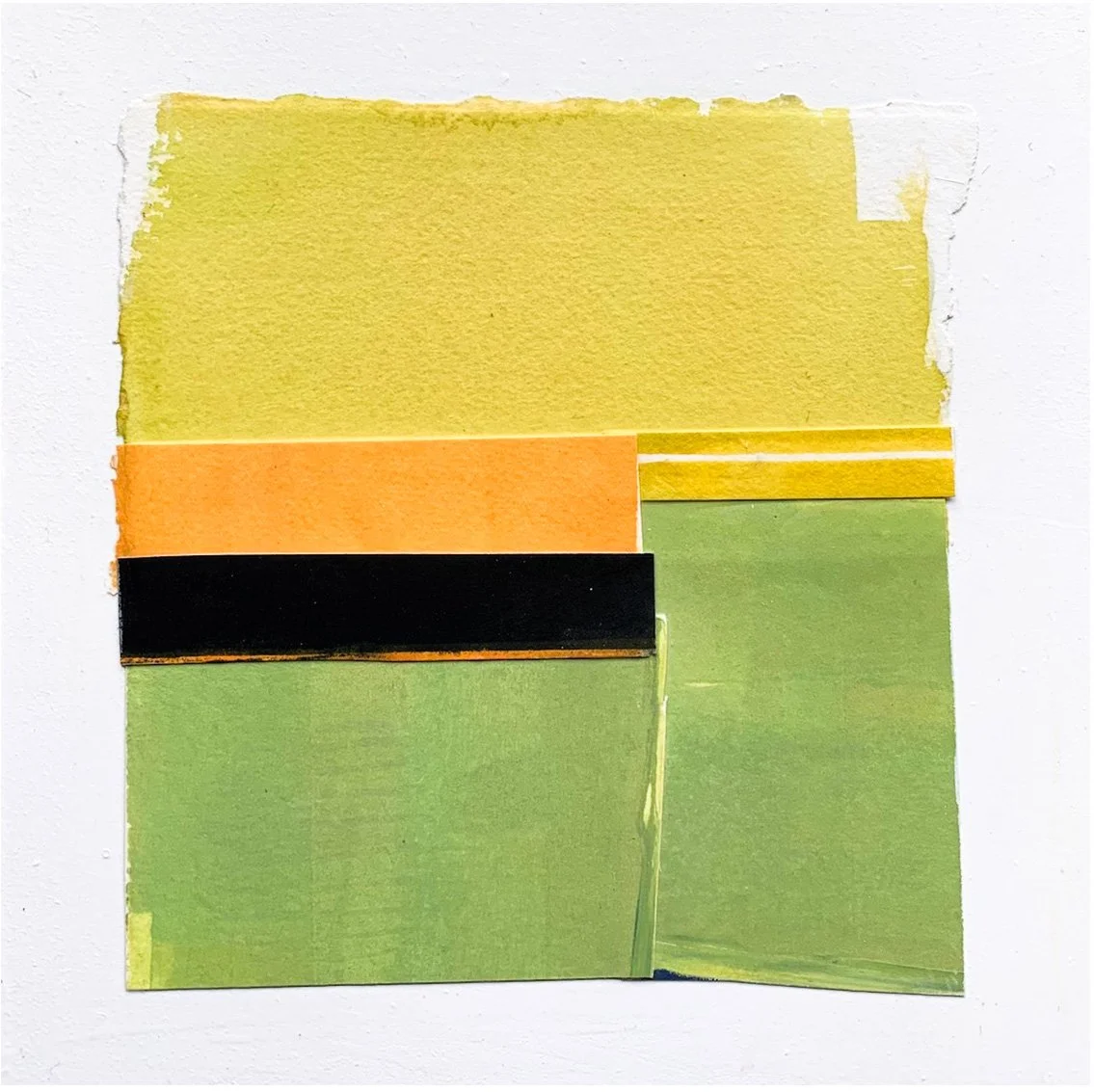 Balance 12 • Collage on panel with acrylic seal • 10 x 10 inches • $950