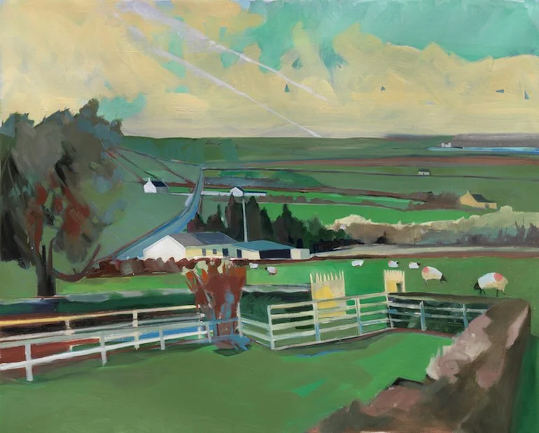 View West, Ballinglen Arts Center (2014-15)  • oil on canvas  •   40 x 50 inches • $12,000