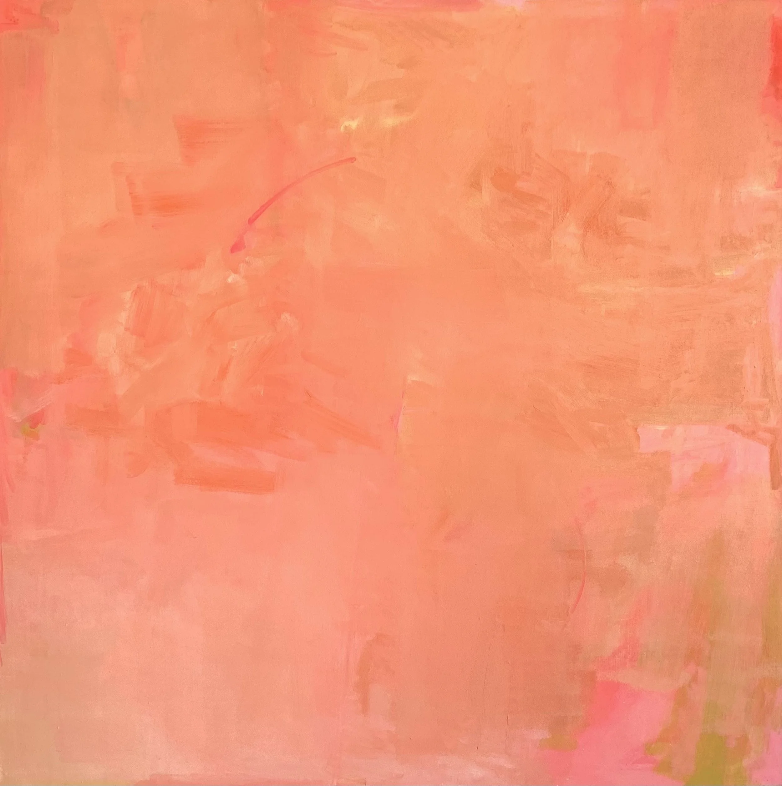 Falling Petals • Oil on canvas • 36 x 36 inches • $7,800 