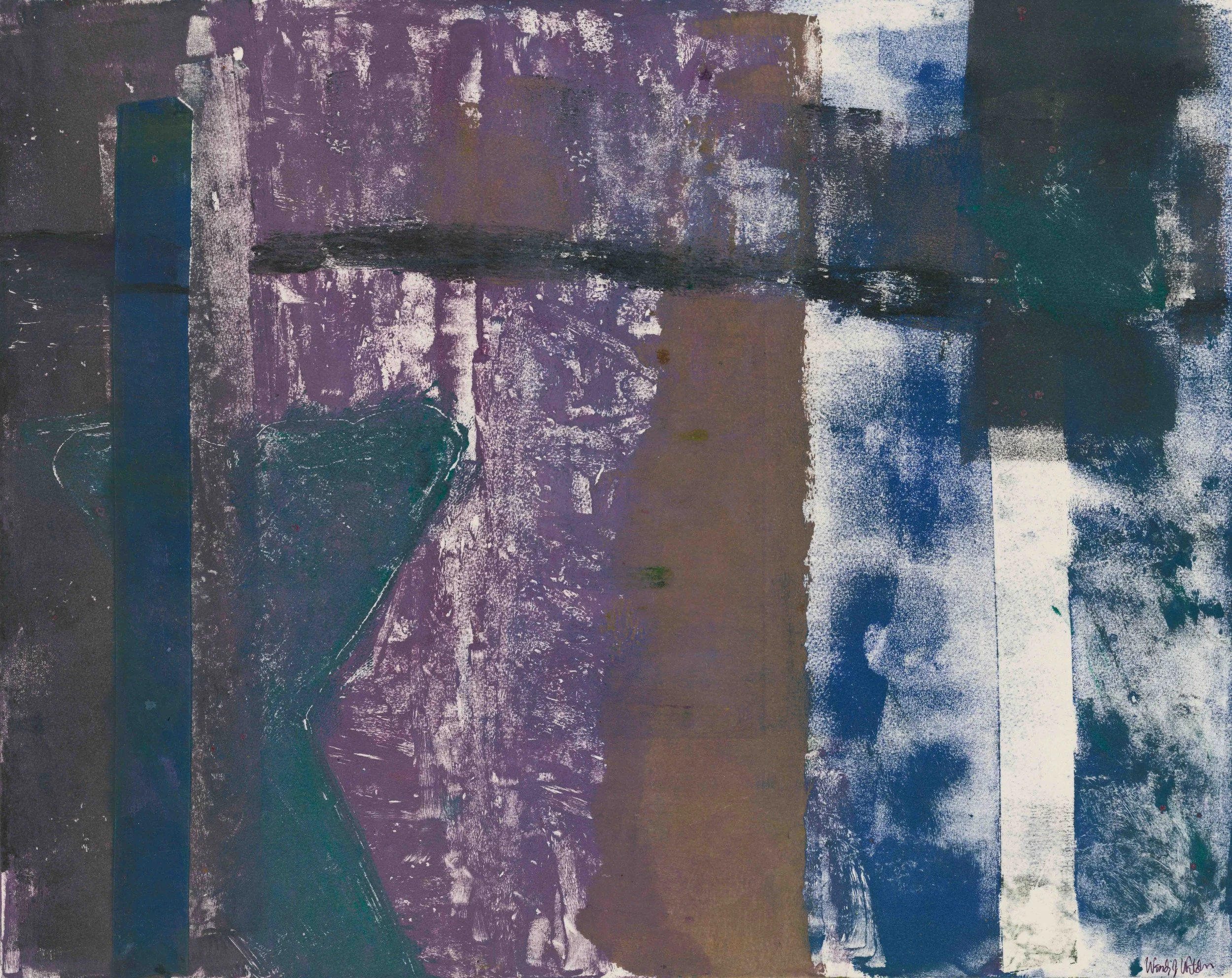 Confinement • mixed media • image 18.5 x 23.75, frame 28 x 33 inches • $2,900