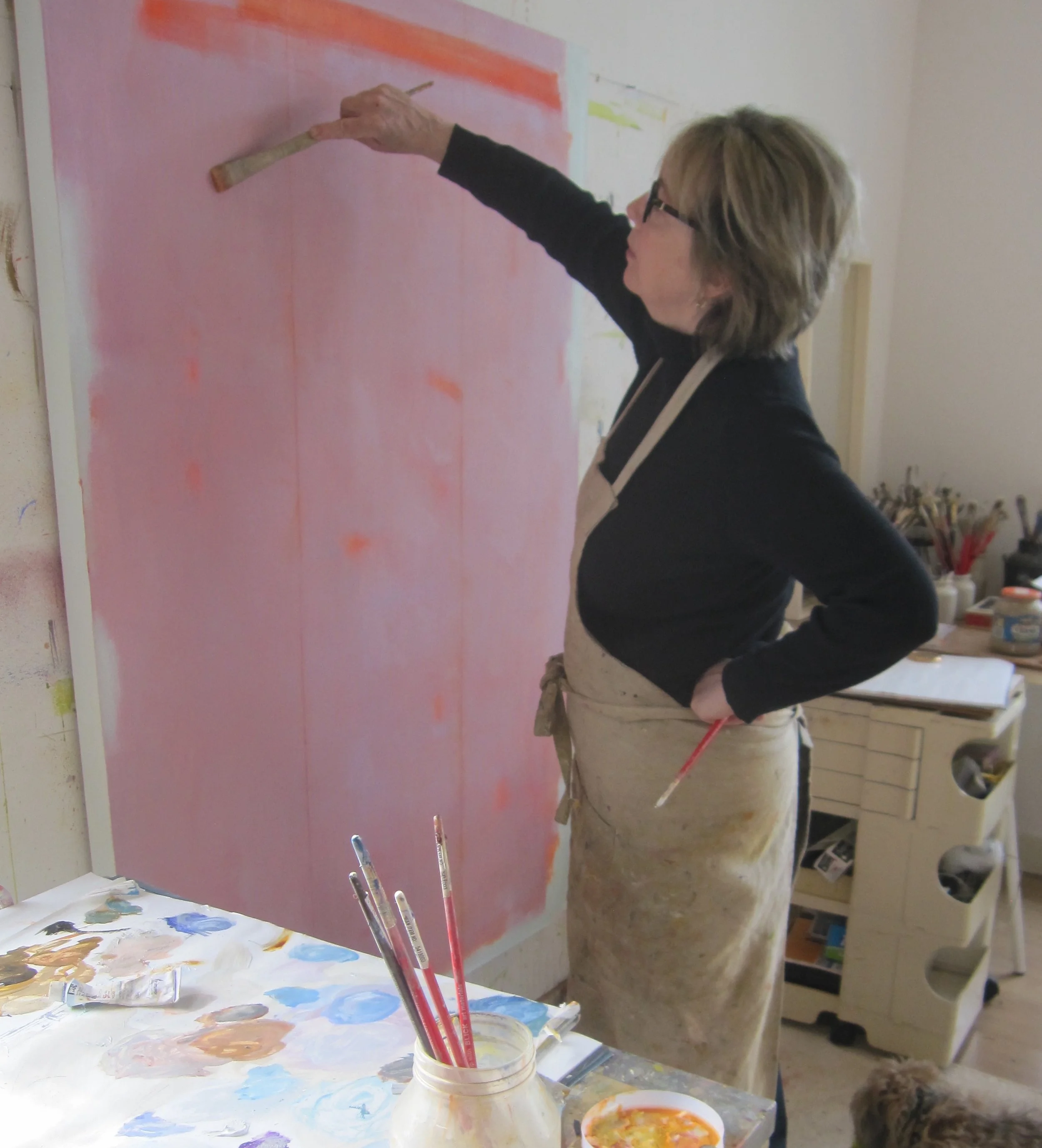 Leslie Baker Paintings Monotypes collages Mixed Media Artist Martha's Vineyard