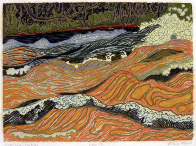 Moving Water • woodcut • 8 x 11.5 inches  • $2,300