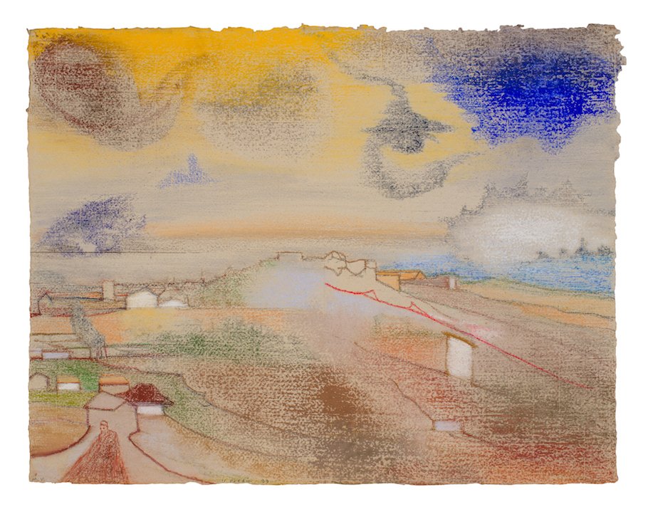 The Devil's Lamp II (1999) (MV)  •  
Pastel on handmade paper  •   19.7 x 25.6  inches  • $24,000