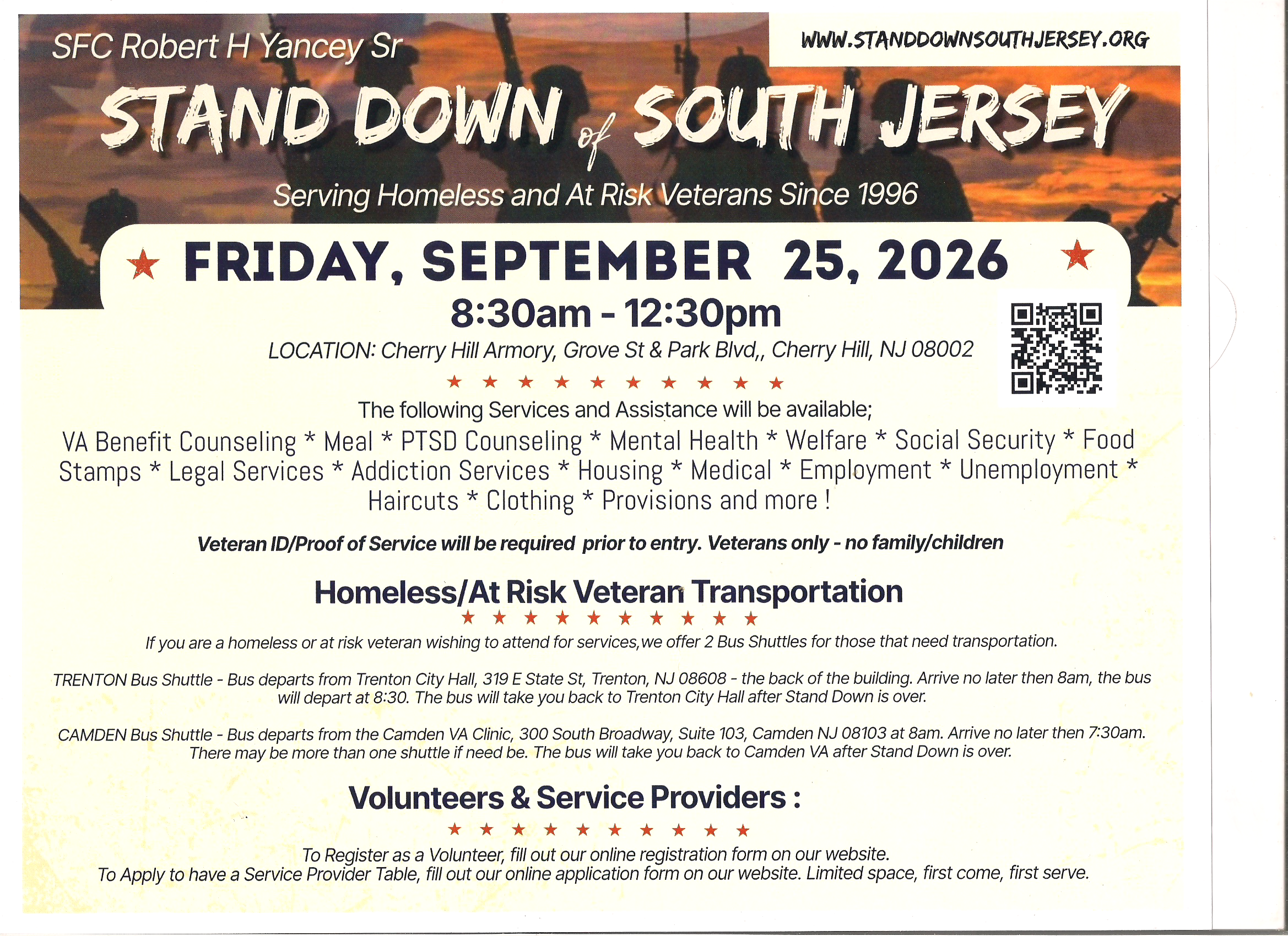Stand Down of South Jersey