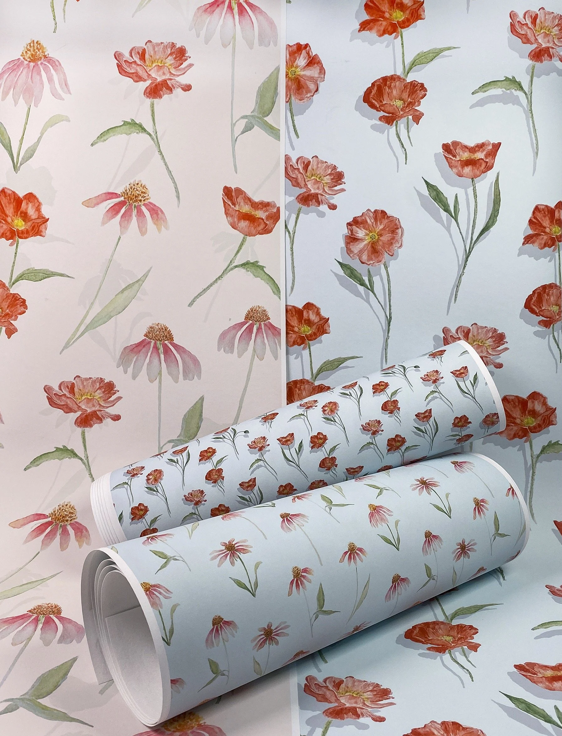 Floral wallpaper prints