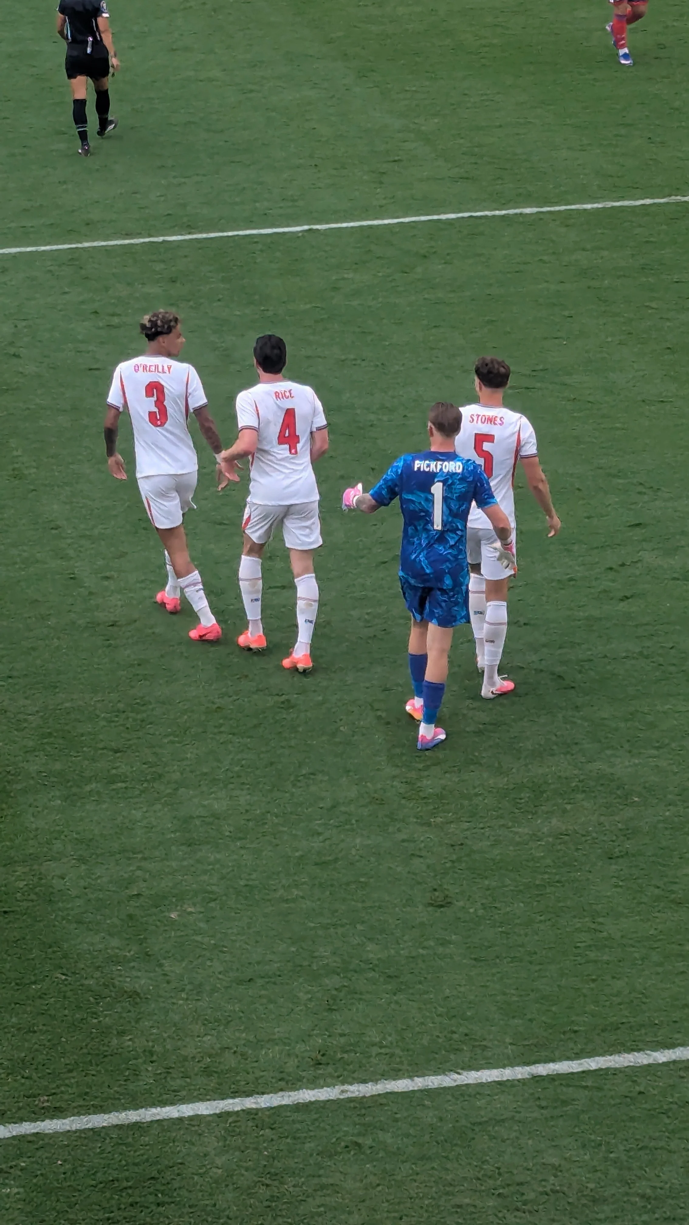 England Pour it on after Pouring Rains in Orlando