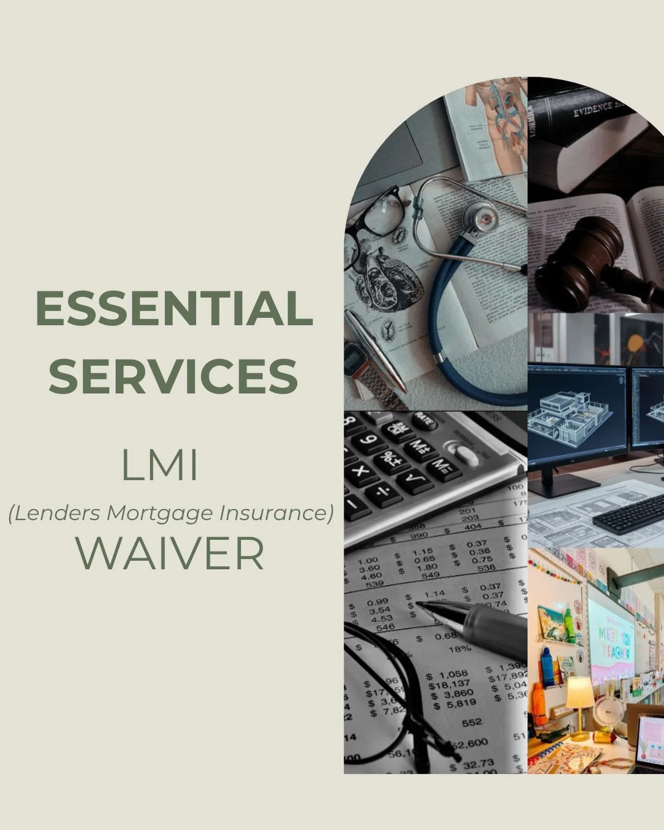 There&rsquo;s more on the LMI exemption list than you might think&hellip; and your profession could be one of them 👀
From certain medical roles to legal, accounting, and other professional industries &mdash; you could potentially avoid paying Lender
