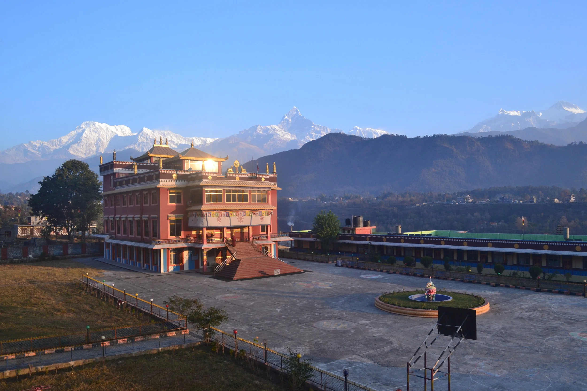 Pema Ts'al Monastic Institute in Pokhara Nepal