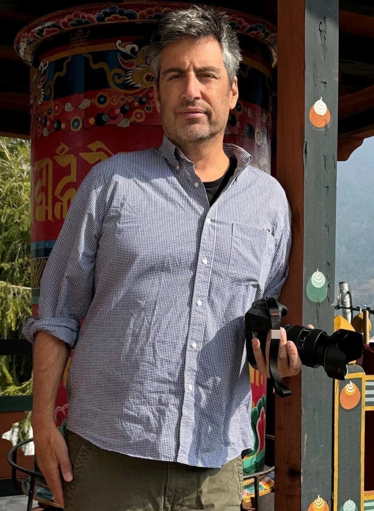 Paul Berger at Tiger's Nest Monastery in Bhutan