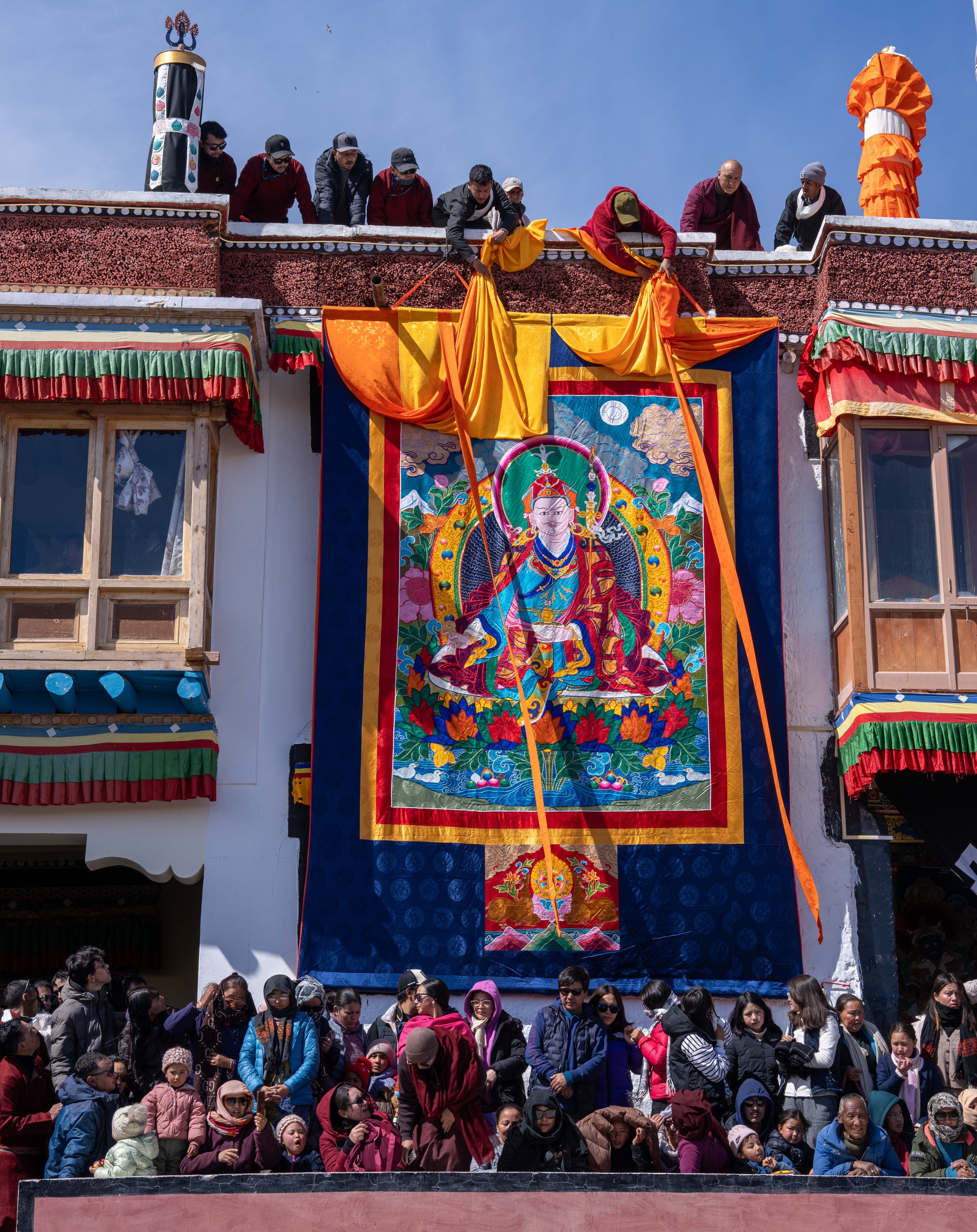 A Buddhist Thangka unveiled 