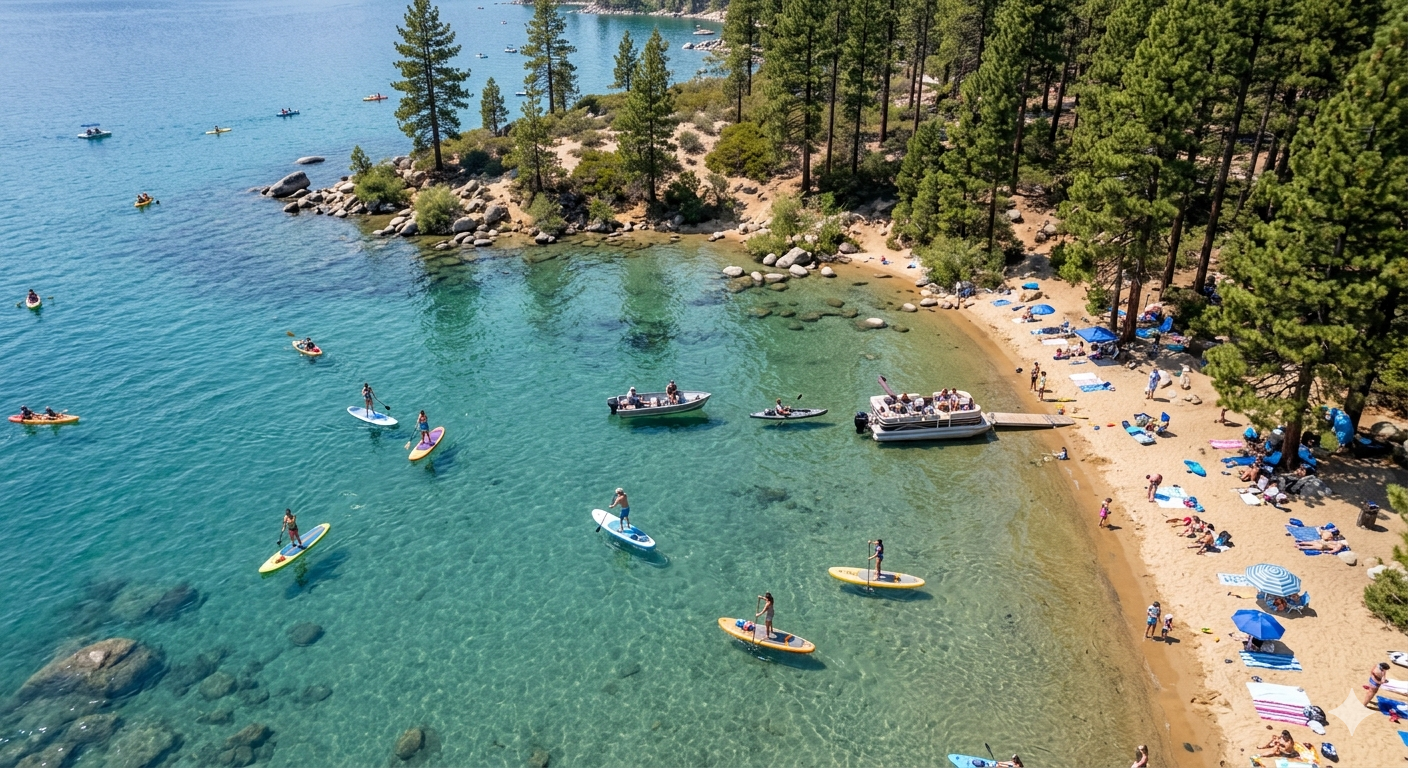 Summer on Pineview Reservoir: Aerial Visuals for Boat and Water Toy Rentals