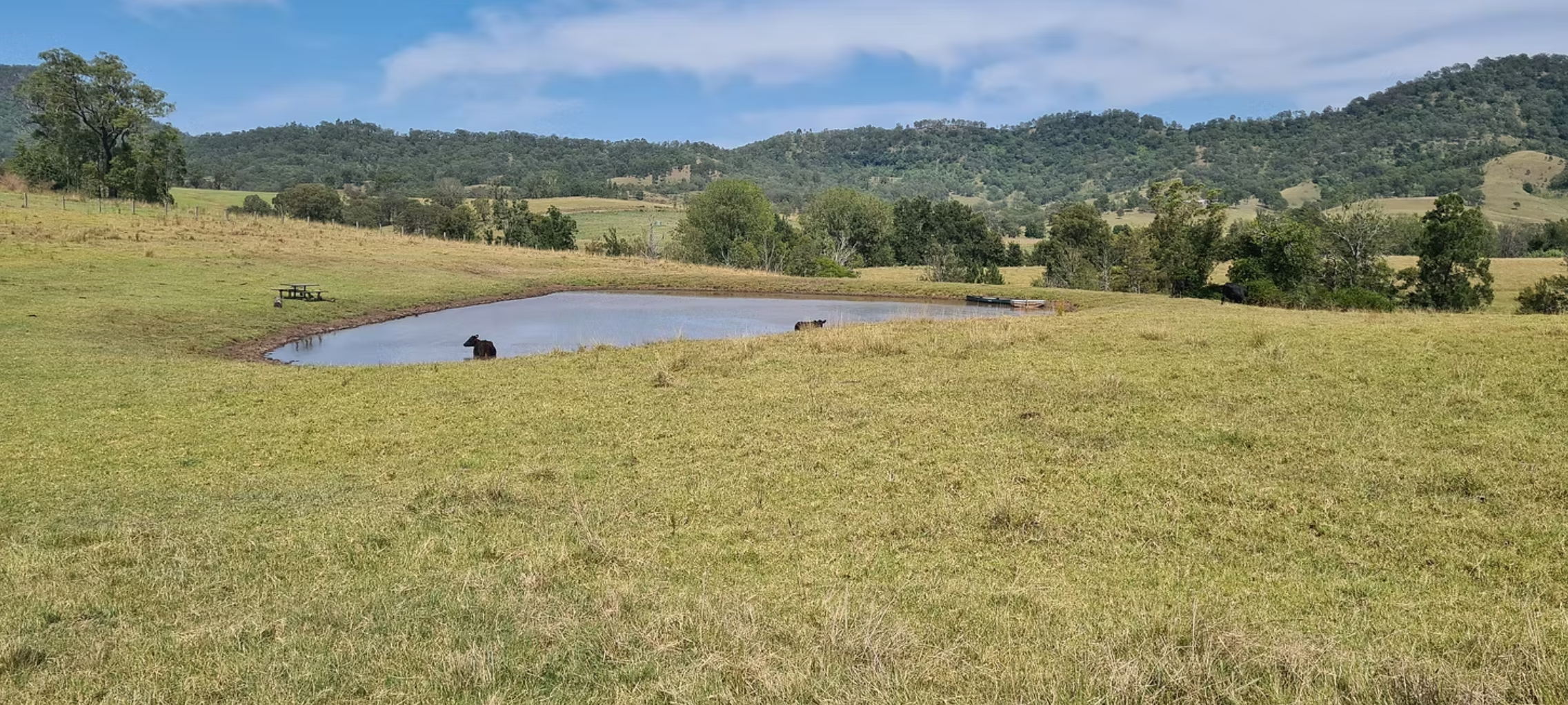 A dam we installed in Vacy, NSW