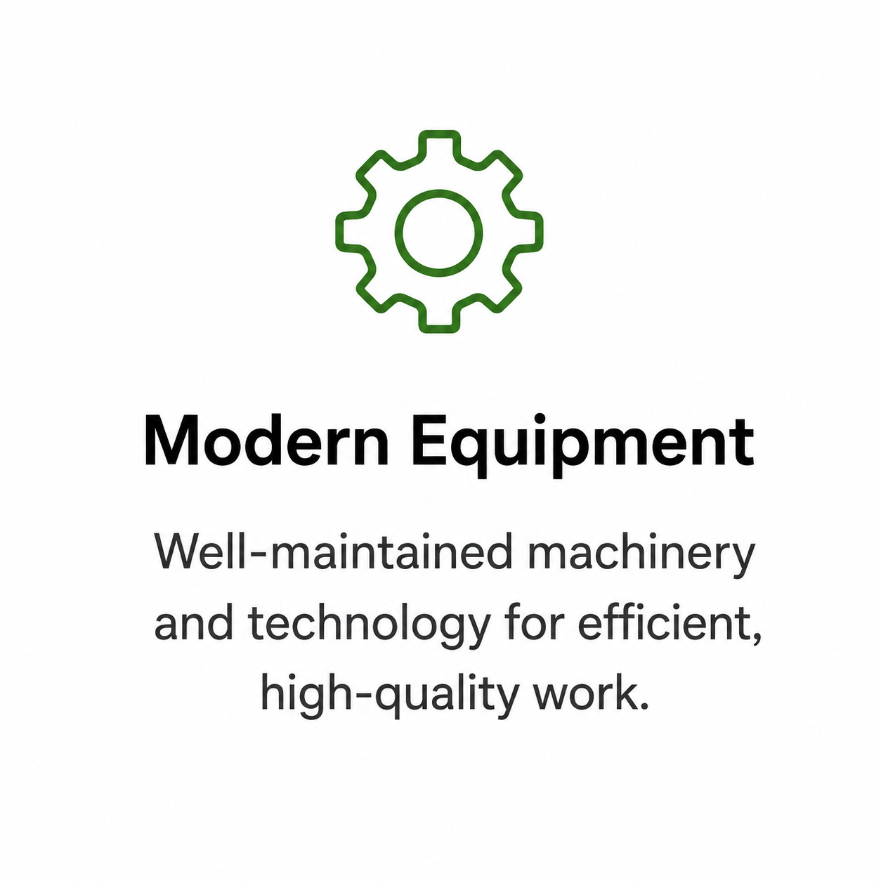 Modern Equipment, new equipment, well maintained business, good technology, new technology farming, high-quality farming