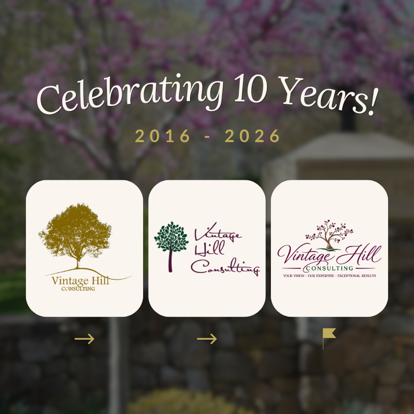 Celebrating 10 Years of Growth: A New Look for Vintage Hill Consulting