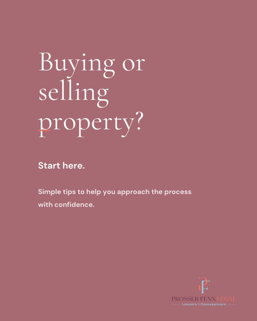 Buying or selling property is one of life's biggest milestones.

It can also feel like one of the most overwhelming.

Whether you're purchasing your first home, upgrading, investing or selling, understanding the process can help you make informed dec