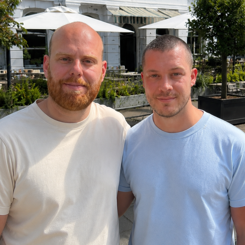 Jonatan Toft og Tommy Petersen, grundlæggere af Brasserie Skovshoved